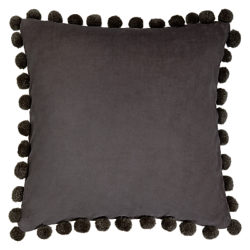 The Jay St. Block Print Company Ashti Cushion Charcoal